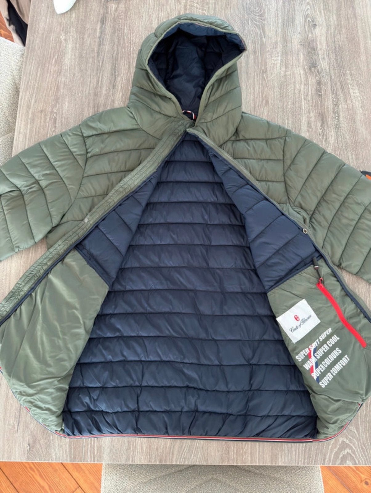 Conte of Florence 100gr jas - Zo goed als nieuw, Ophalen of Verzenden, Zo goed als nieuw, Maat 56/58 (XL), Groen