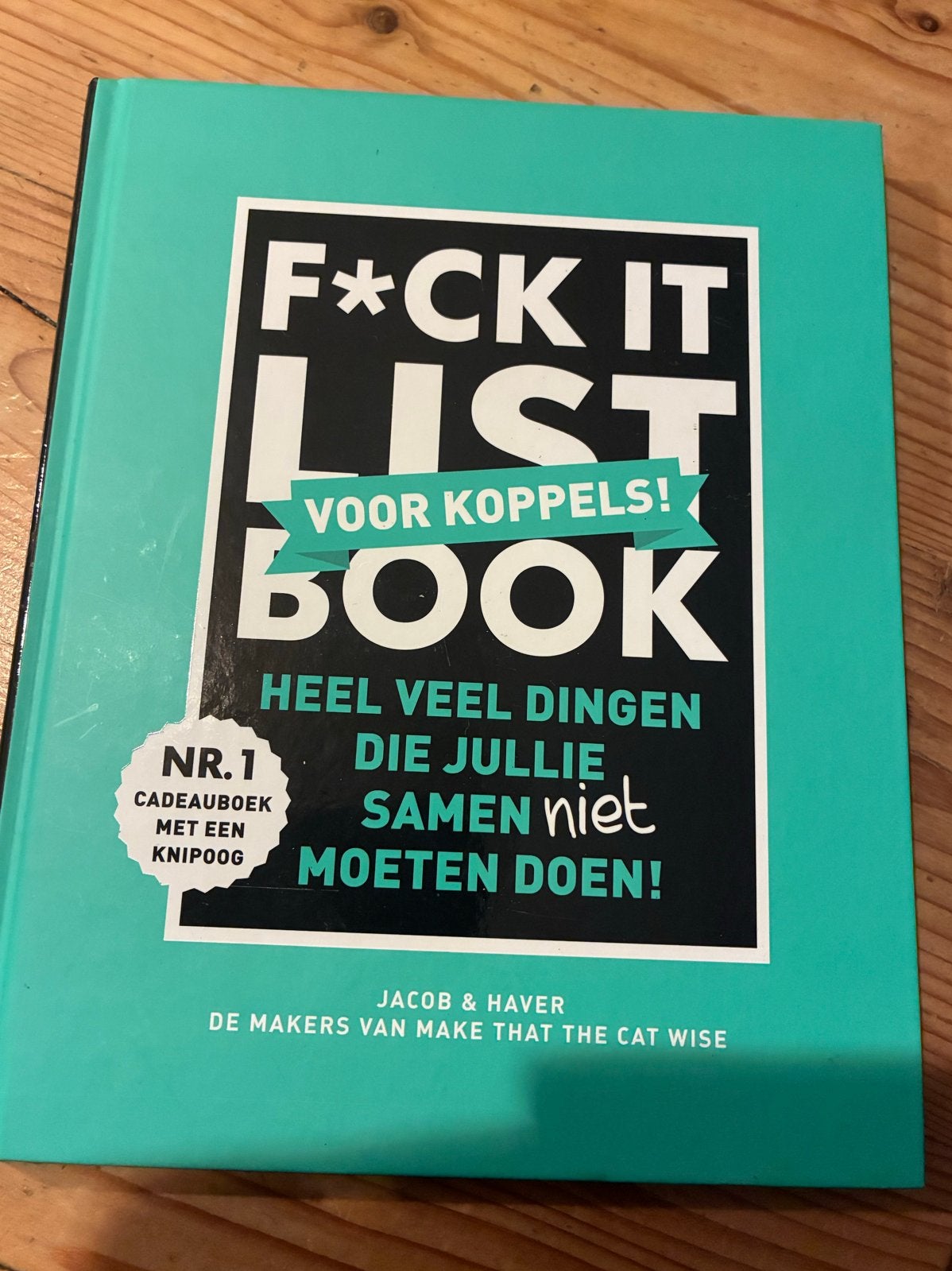 F*ck It List Book voor koppels - Cadeauboek, Ophalen of Verzenden, Zo goed als nieuw