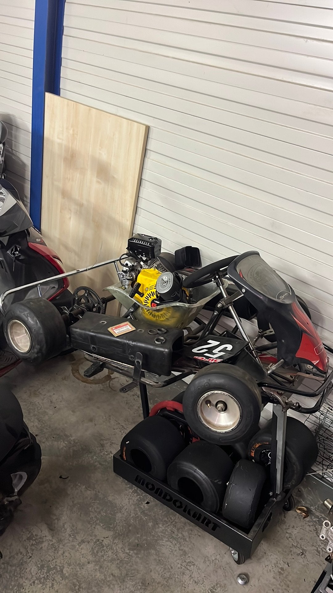 Kinderkart project 6,5 pk motortje, Ophalen of Verzenden, Zo goed als nieuw, Kart