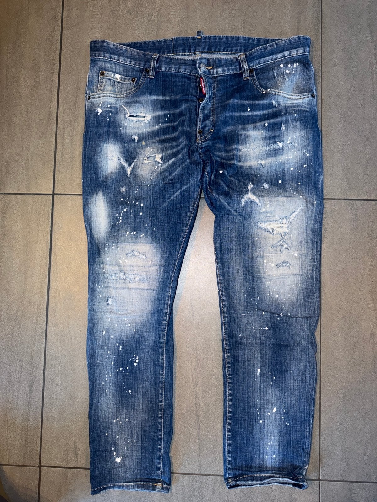Dsquared2 Jeans - Maat W36 (confectie 52), Kleding | Heren, Spijkerbroeken en Jeans, Ophalen of Verzenden, Gedragen, Blauw, W36 - W38 (confectie 52/54)