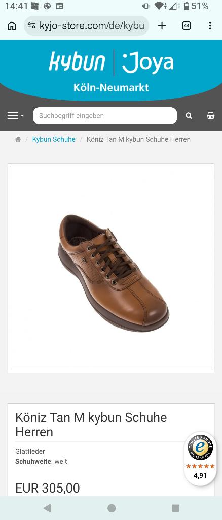 Een paar Kybun schoenen maat 49, Bruin, Ophalen of Verzenden, Kubun, Gedragen