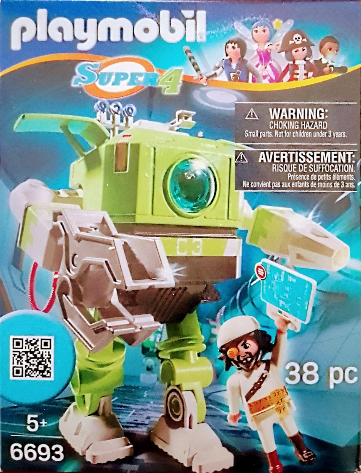 Super 4 Cleano-Robot 6693, Ophalen of Verzenden, Zo goed als nieuw, Complete set