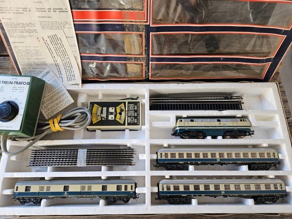 Lima Treinset H0 met Locomotief, Wagons, Rails en Trafo, Gelijkstroom, Ophalen of Verzenden, Analoog, Lima