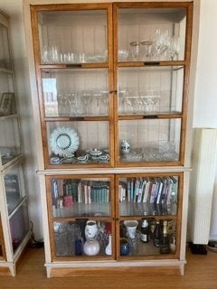 Roche Bobois Vitrine/Boekenkast, Ophalen, 100 tot 150 cm, Zo goed als nieuw, 25 tot 50 cm