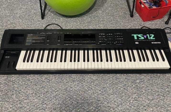 Ensoniq T-S 12 Synthesizer met Crate G60xl Versterker, Ophalen, Gebruikt, 88 toetsen, Overige merken