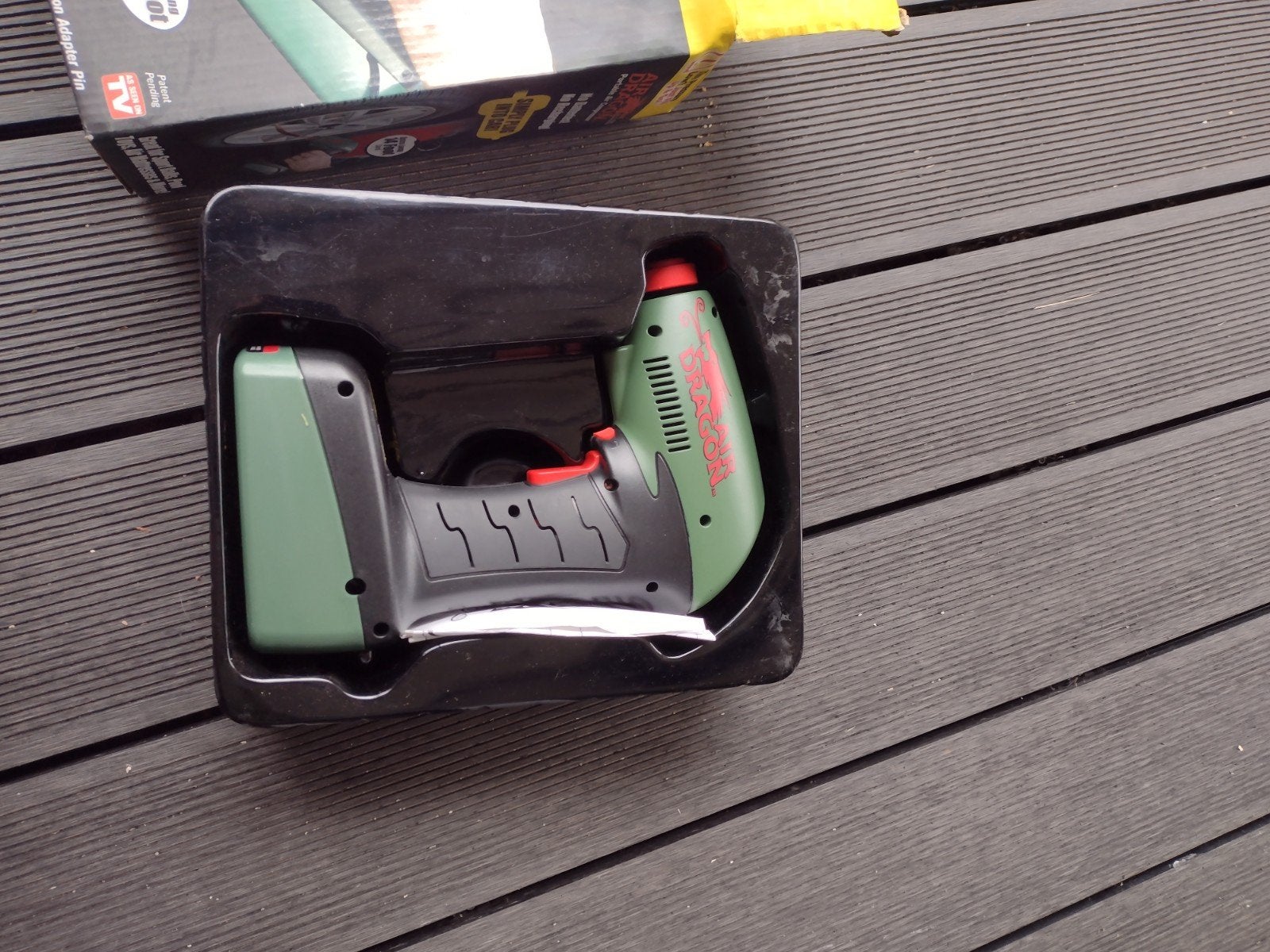 Air Dragon 12V Draagbare Luchtpomp Compressor, Ophalen of Verzenden, Zo goed als nieuw