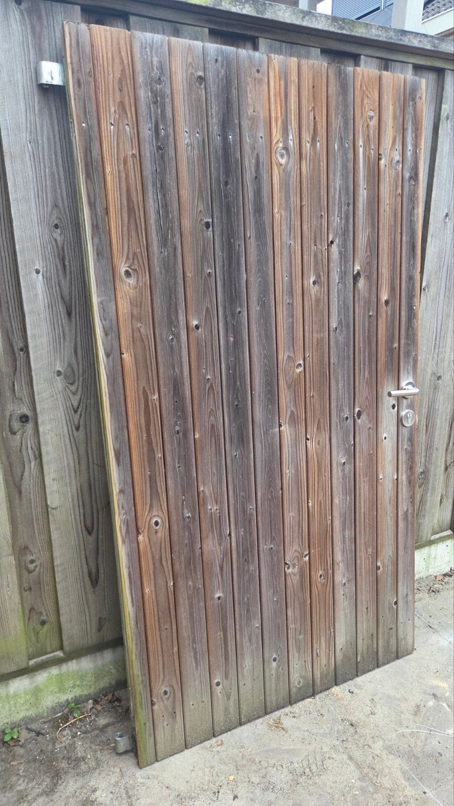 Poort met stalen binnenframe, Ophalen, IJzer, Minder dan 3 meter, 1 tot 2 meter