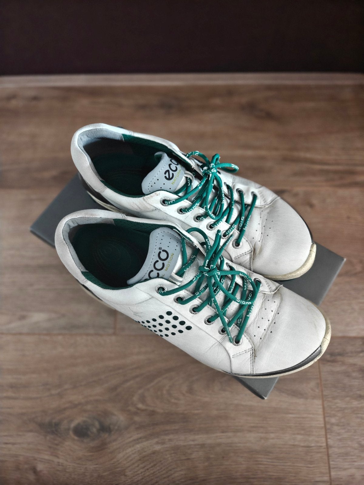 ECCO golf bion hybrid 2 schoenen wit met Groen - Maat 42, Ophalen of Verzenden, Gebruikt, Schoenen, Overige merken