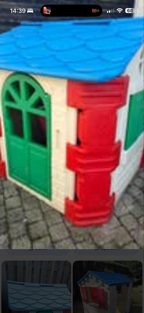 Kleurrijk Speelhuisje voor Kinderen - Gebruikt, Ophalen of Verzenden, Gebruikt, Kunststof