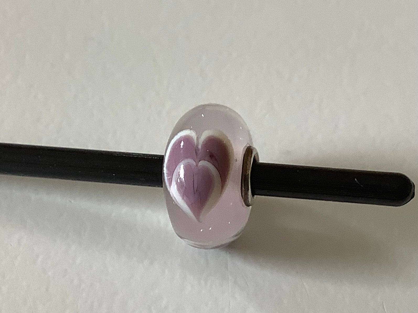 Trollbeads valentijns harten, special edition, retired, Ophalen of Verzenden, Zo goed als nieuw, Glas of Kristal, Trollbeads