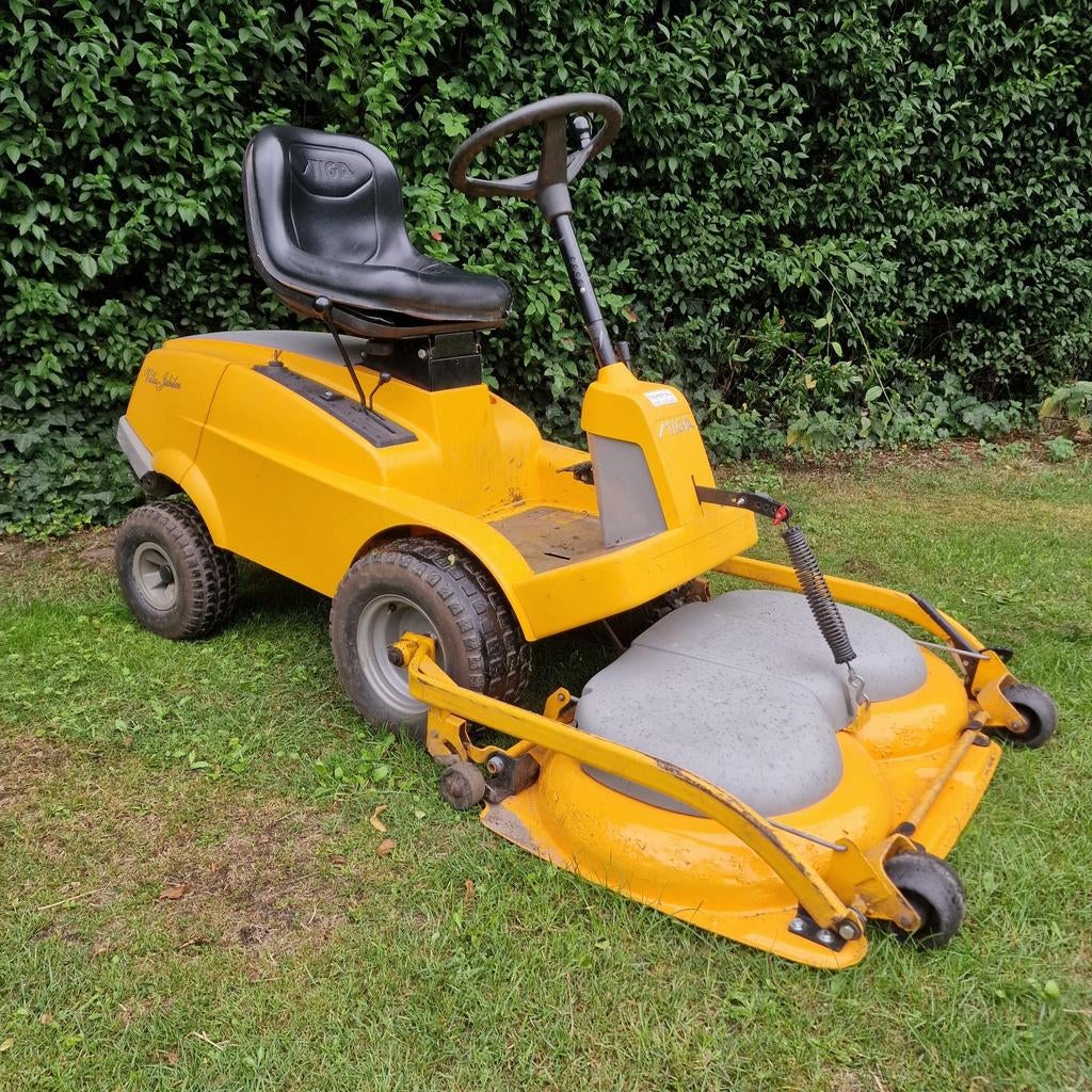 Ruim 25 gebruikte zitmaaiers, frontmaaiers, mulch v.a. €1150, Tuin en Terras, Zitmaaiers, Gebruikt, 90 tot 120 cm, Elektrische starter