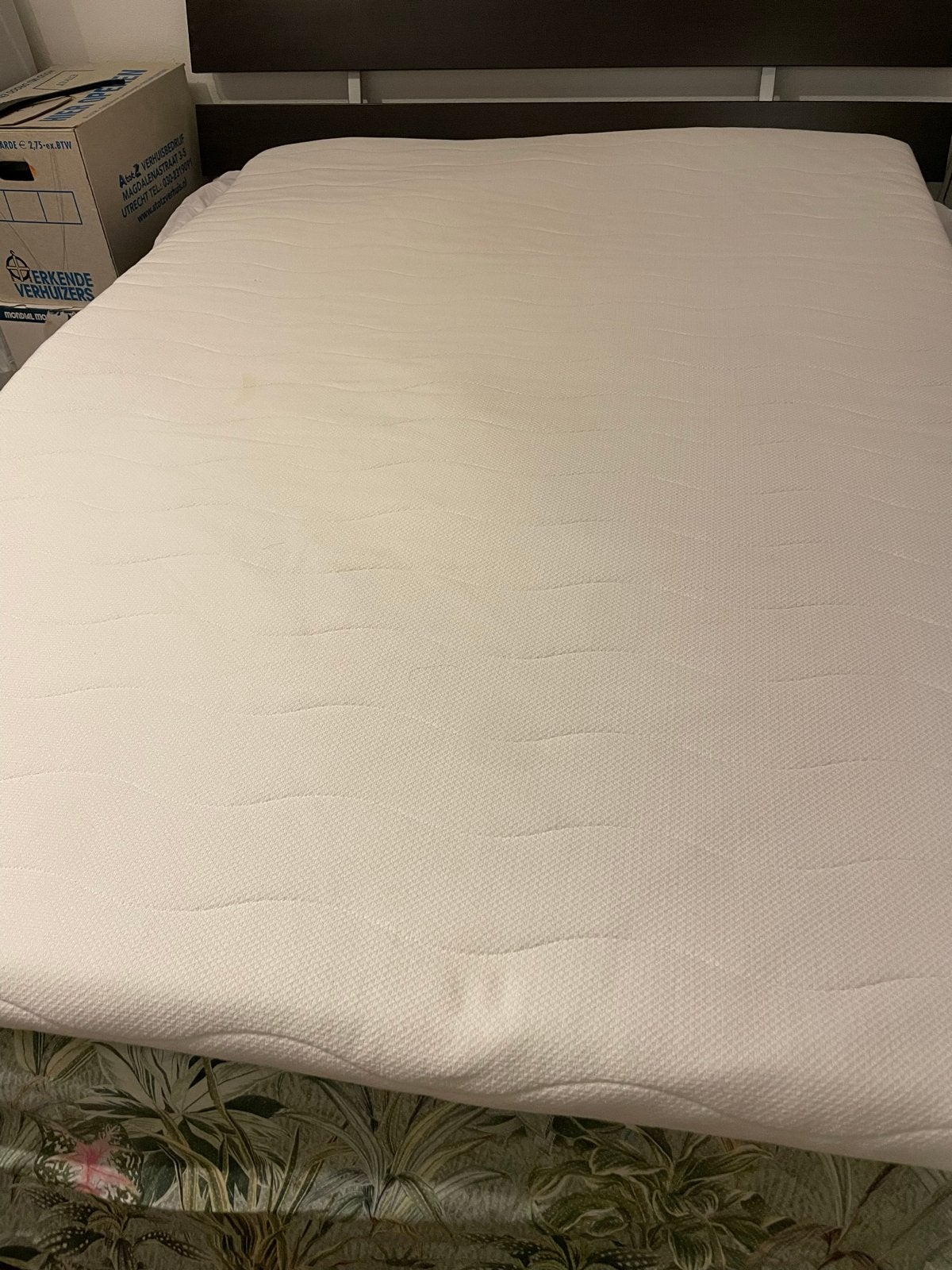 IKEA SULTAN topdekmatras - wasbaar, ritsen in goede staat, Ophalen, Gebruikt, Tweepersoons, 140 cm