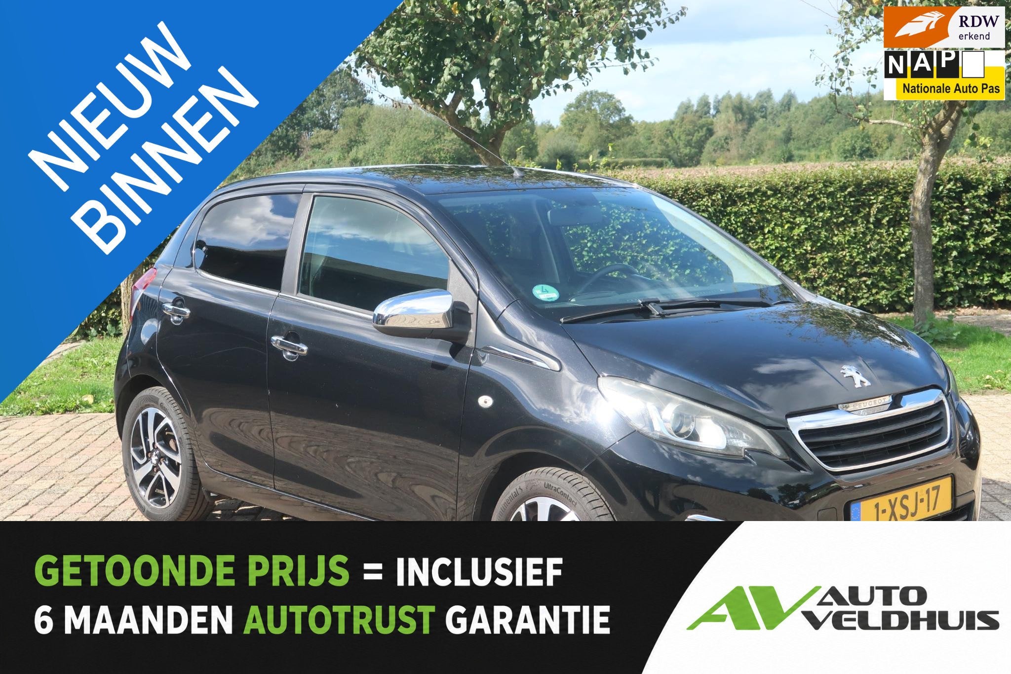 Peugeot 108 1.0 e-VTi Première Camera Leer, Voorwielaandrijving, Euro 5, Stof, Gebruikt