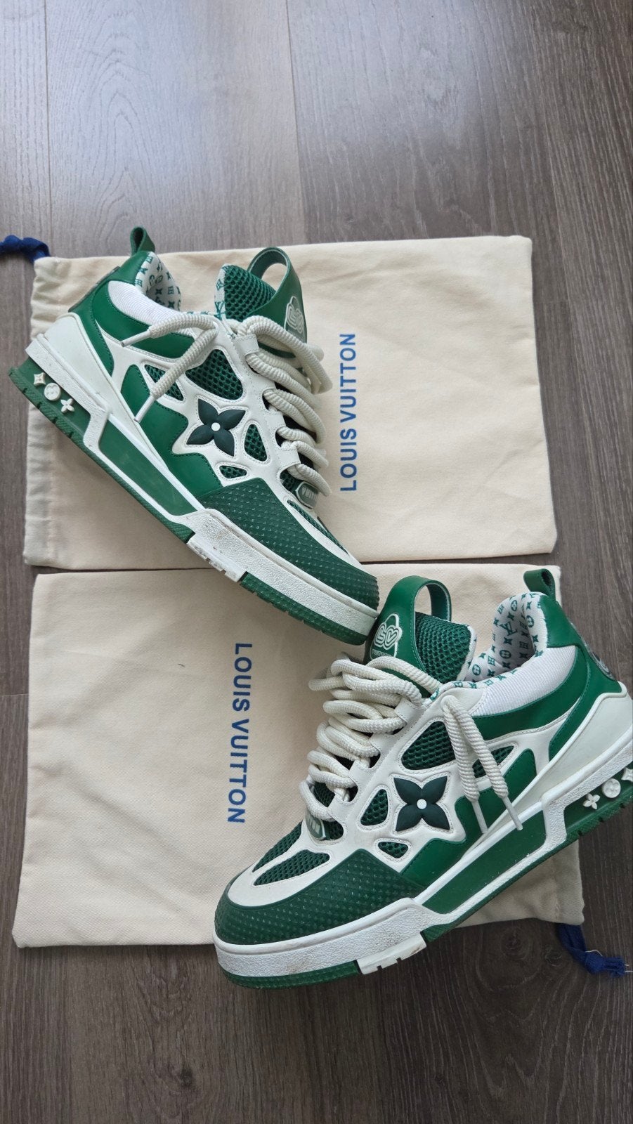 Louis Vuitton LV Trainer Sneakers Groen/Wit, Kleding | Heren, Schoenen, Overige kleuren, Ophalen of Verzenden, Louis Vuitton, Sneakers of Gympen