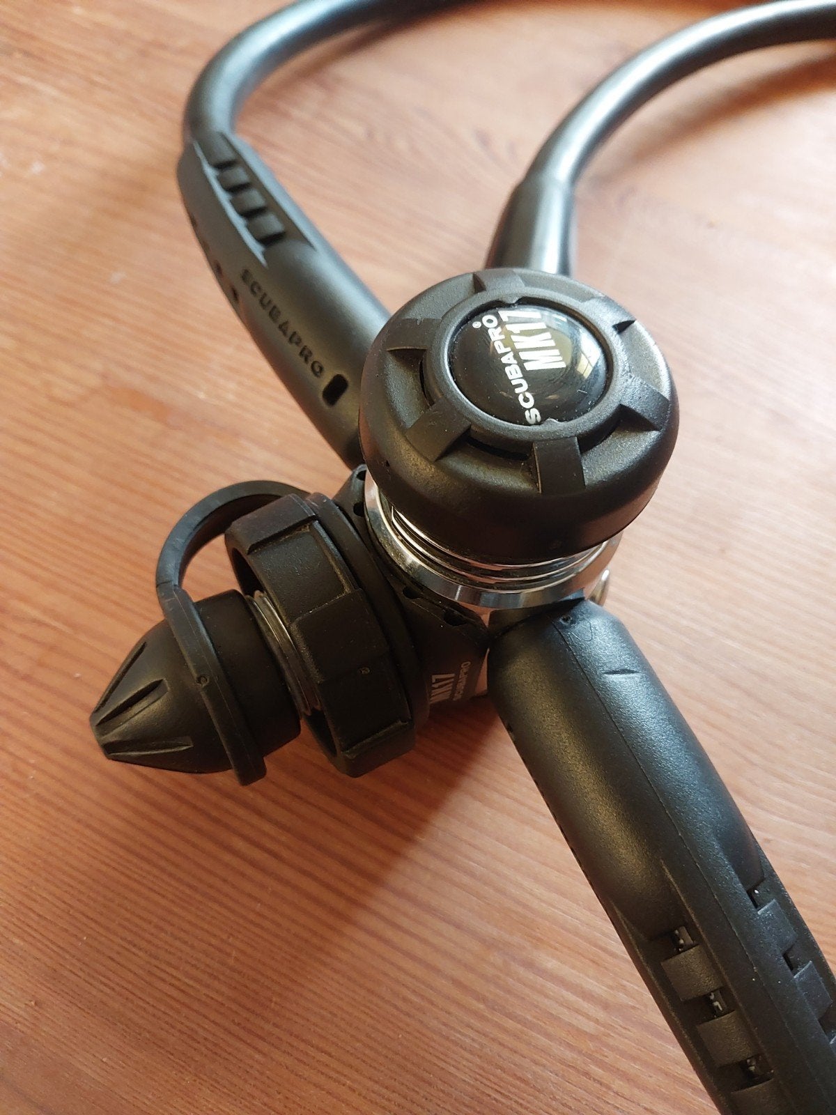 scubapro MK17 met goede automaat en octopus, Ophalen of Verzenden, Zo goed als nieuw, Zwem- of Duikvliezen