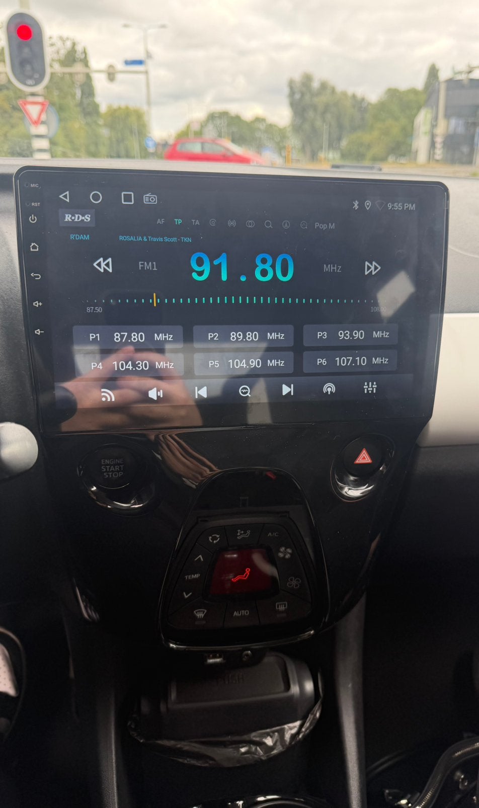 Apple CarPlay scherm inclusief frame, Auto diversen, Autoradio's, Ophalen of Verzenden, Nieuw