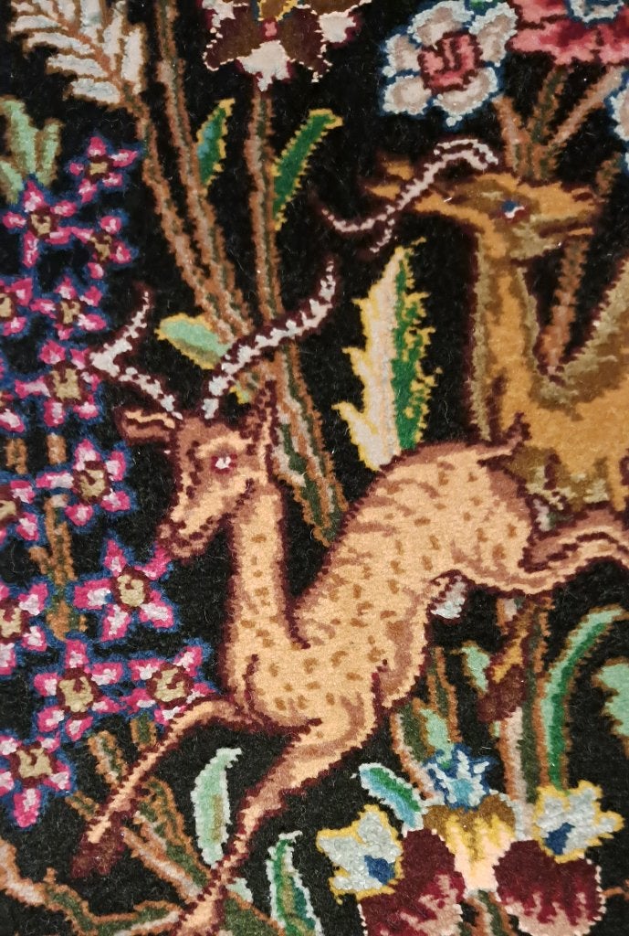 Perzisch tapijt Tabriz van het type Levensboom(met zijde), Huis en Inrichting, Stoffering | Tapijten en Kleden, 100 tot 150 cm