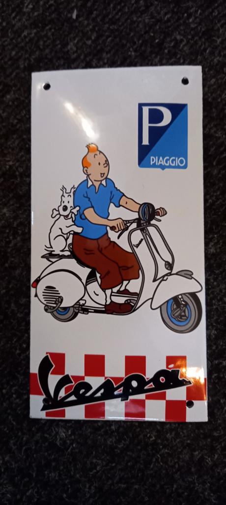Echt emaille reclame bordje zie foto, Ophalen of Verzenden, Reclamebord
