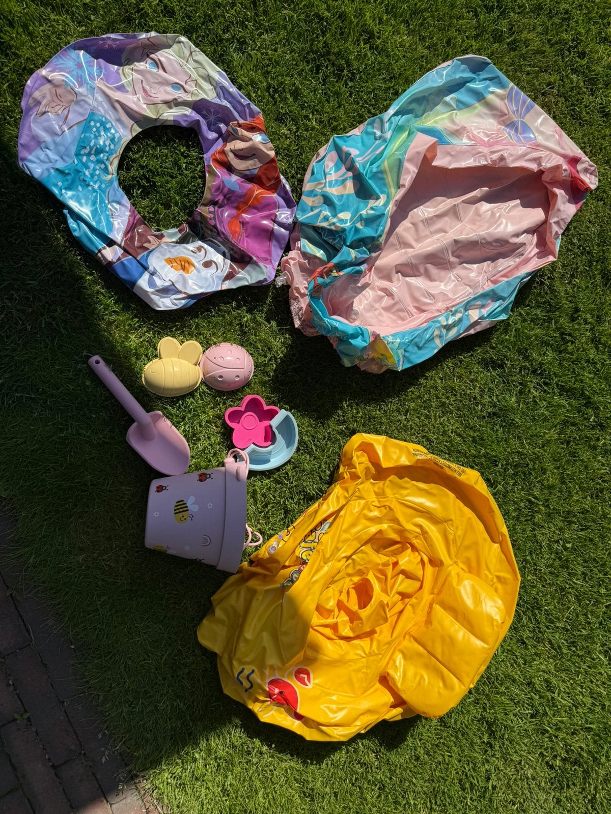 Zomer set: intex babyfloat / zwemband, zwembad en zwemband, Ophalen, Zo goed als nieuw