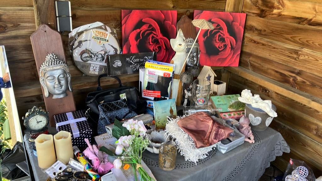 Doos vol spullen voor op de markt, Ophalen of Verzenden, Zo goed als nieuw