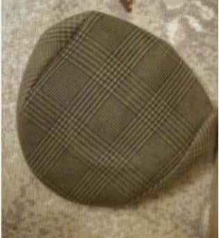 NIEUW flat cap pet FRANKLYN Bruin Scotch Ruiten 56 verkleurd, Verzenden, Zo goed als nieuw
