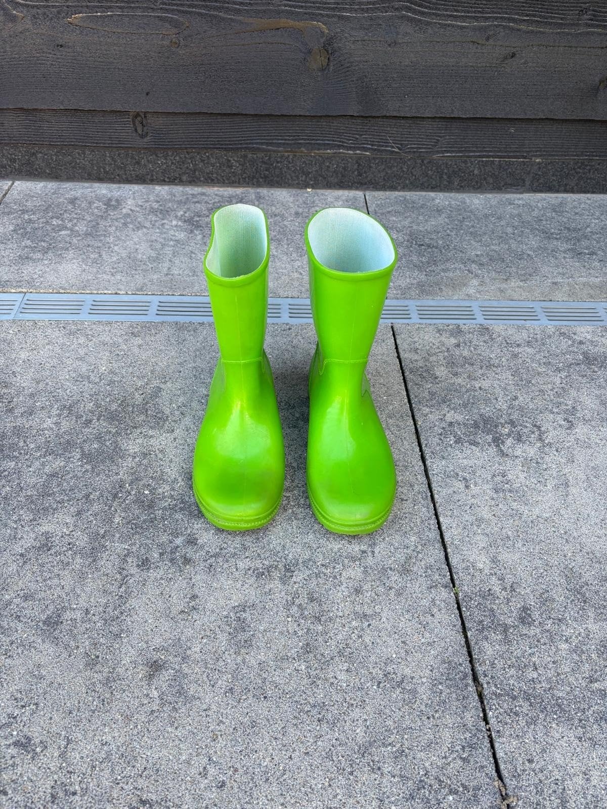 Mooie groene laarzen maat 35, Ophalen, Gebruikt, Jongen of Meisje, Laarzen