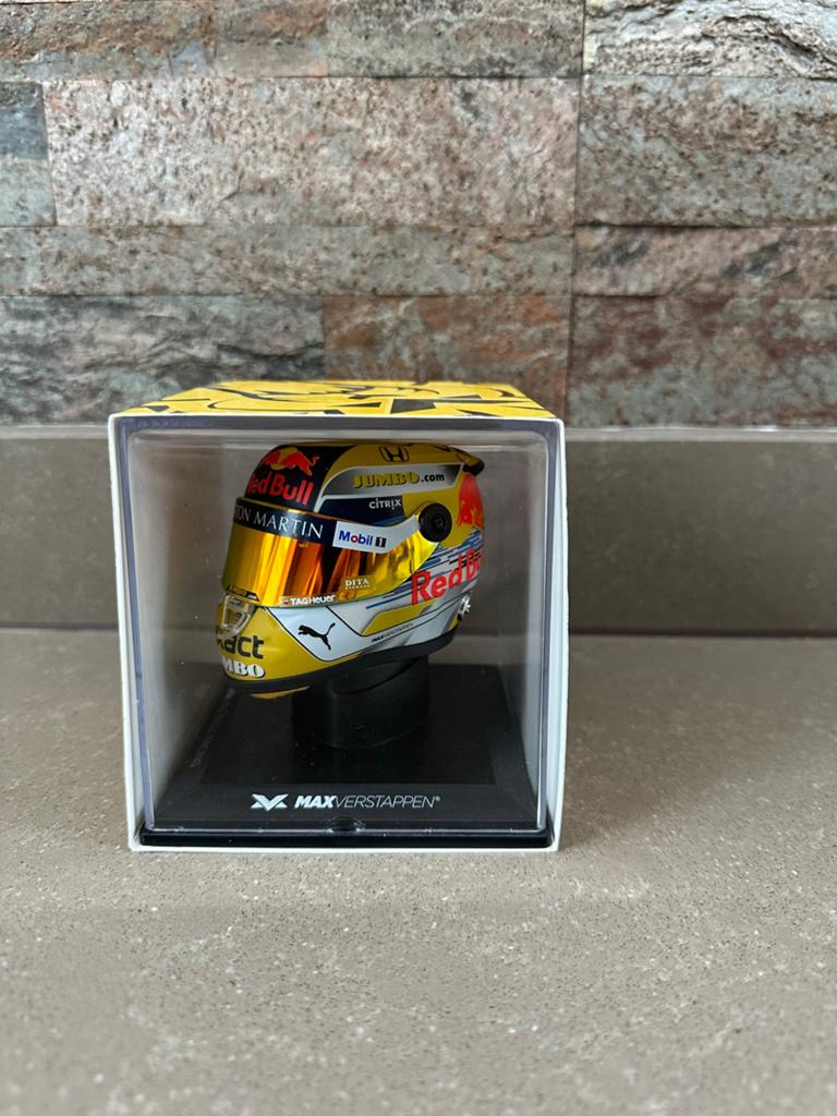 Oostenrijk 2019 1:4 Helm Max Verstappen, Ophalen of Verzenden, Zo goed als nieuw, Formule 1