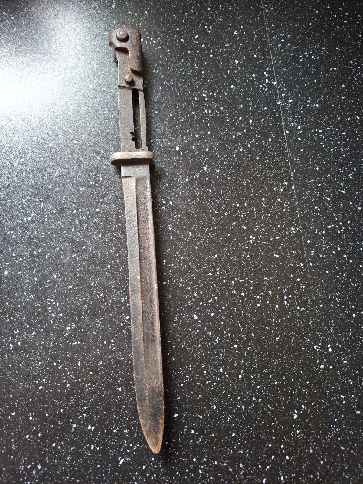 Ww2 wo2 Duitse schuurvondst mauser k98 bajonet, Verzamelen, Militaria | Tweede Wereldoorlog, Ophalen of Verzenden, Duitsland, Mes of Dolk