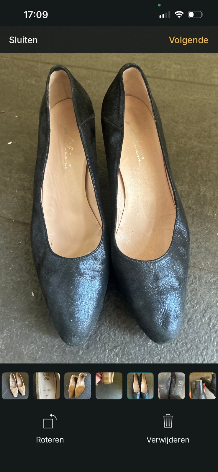 Metellic kleur pumps, Kleding | Dames, Schoenen, Ophalen of Verzenden, Zo goed als nieuw