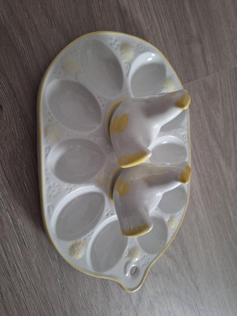 Vintage paaseitjesset (zout/peper stel), Antiek en Kunst, Ophalen of Verzenden