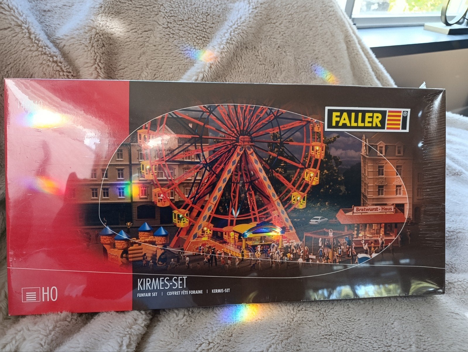 Faller model 140340 (Kermis-set met Reuzenrad), Gelijkstroom of Wisselstroom, Brug, Tunnel of Gebouw, Nieuw, Ophalen