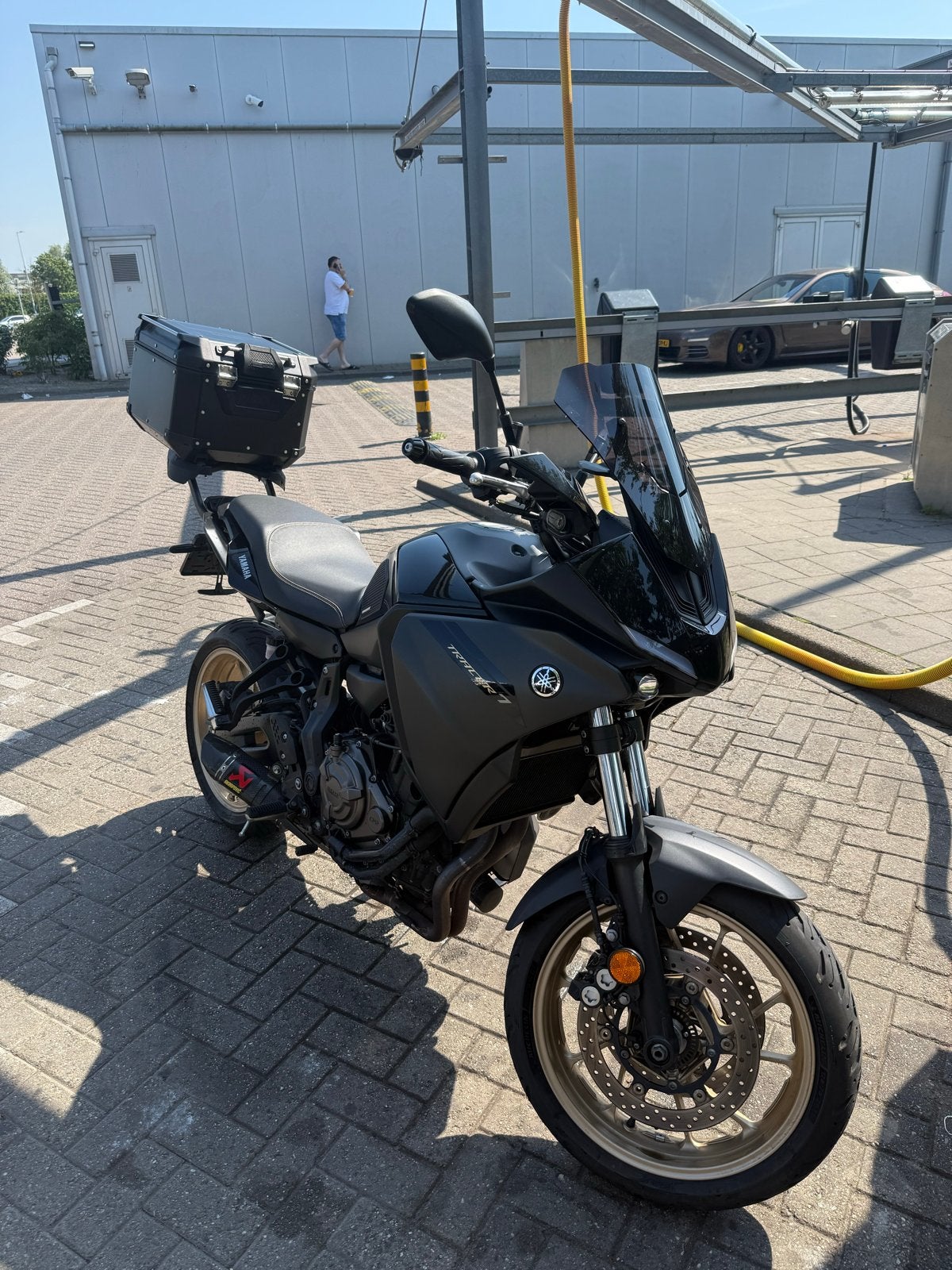 Yamaha tracer 7 Midnight black 2023 | Akrapovic racing line, 2 cilinders, Occasion, Particulier, Toermotor