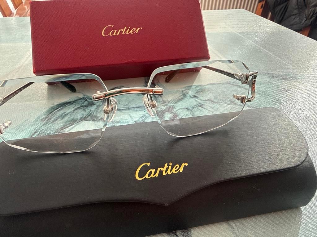 Cartier Bril - model C, Sieraden, Tassen en Uiterlijk, Zonnebrillen en Brillen | Heren, Overige merken, Overige kleuren, Ophalen of Verzenden