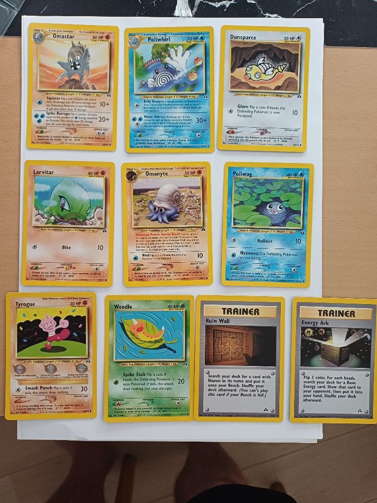 Pokémon- 10 st. Neo Discovery - NM/ EX+, Verzenden, Zo goed als nieuw, Meerdere kaarten