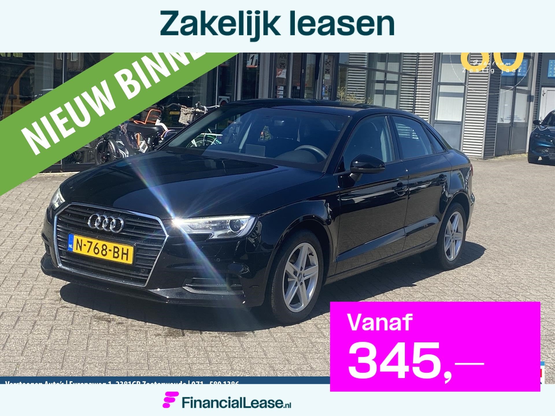 Audi A3 Limousine 30 TFSI 116pk S tronic, Stof, Gebruikt, Met garantie (alle), 116 pk