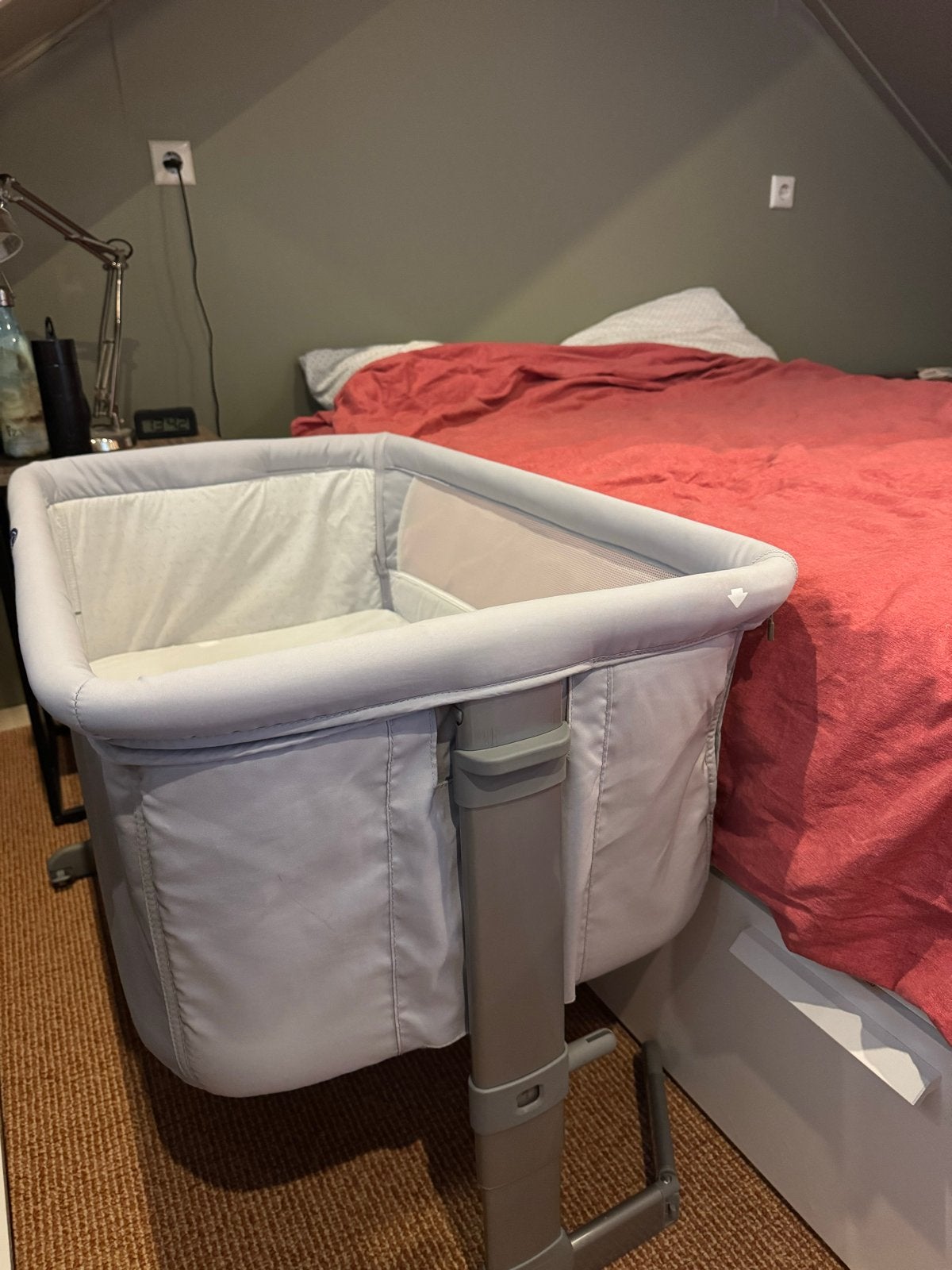 Chicco Next2Me Co-sleeper met matras - In hoogte verstelbaar, Ophalen, Zo goed als nieuw, Wieg