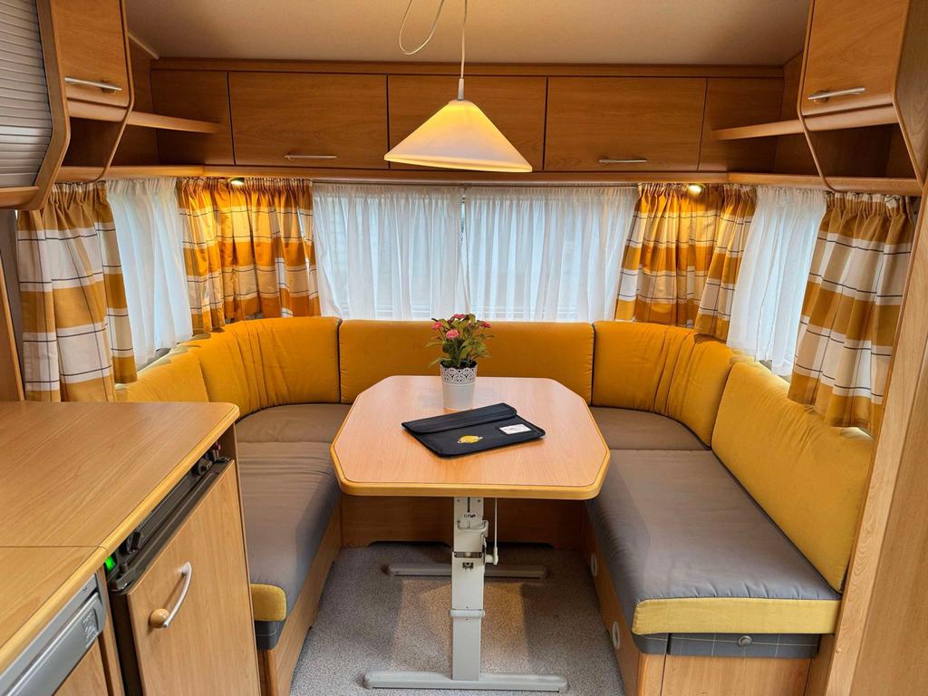 Knaus Sudwind 500, luifel en nieuw matras, Caravans en Kamperen, Caravans, Luifel, Rondzit, Frans bed, Particulier