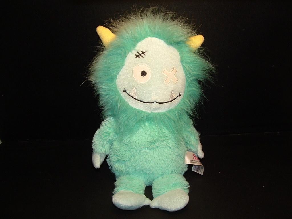 SUNKID MONSTER PLUCHE WOLLIG MINTGROEN MET, Verzenden, Nieuw, Overige typen