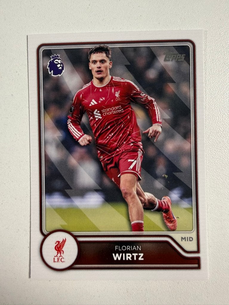 170 Florian Wirtz Topps Premier League 2026-27, Ophalen of Verzenden, Nieuw, Buitenlandse clubs, Poster, Plaatje of Sticker