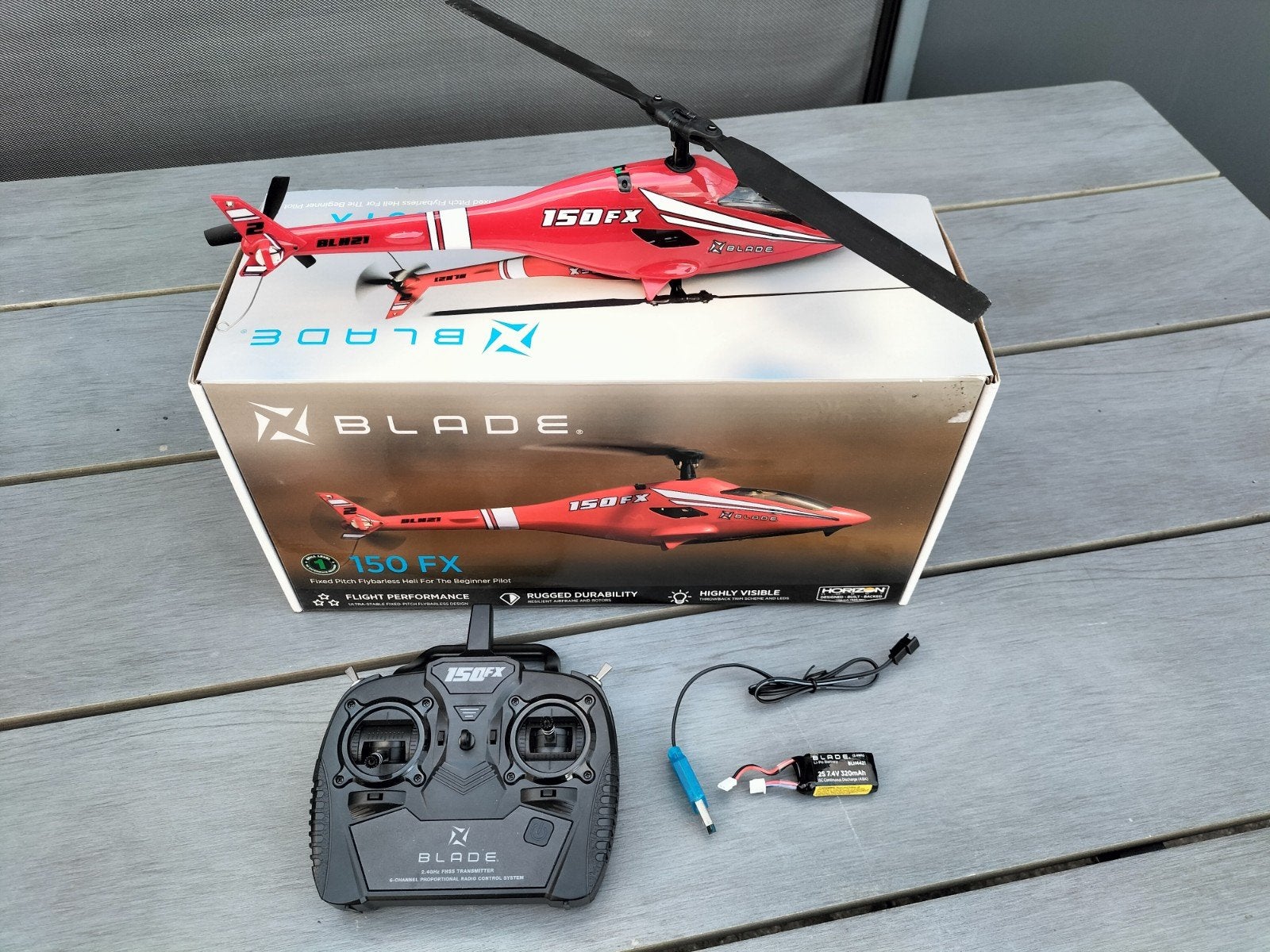 Blade 150 FX RC Helikopter - Zo goed als nieuw, Elektro, RTF (Ready to Fly), Helikopter, Ophalen of Verzenden