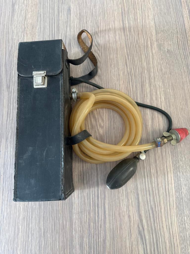 Vintage Manometer met Koffer - Drukmeetinstrument, Antiek en Kunst, Ophalen of Verzenden