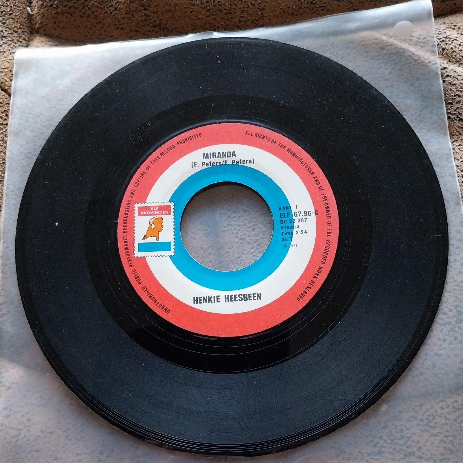 Henkie Heesbeen - Miranda / Sneeuwvlokken (Single), Gebruikt, 7 inch, Single, Ophalen of Verzenden