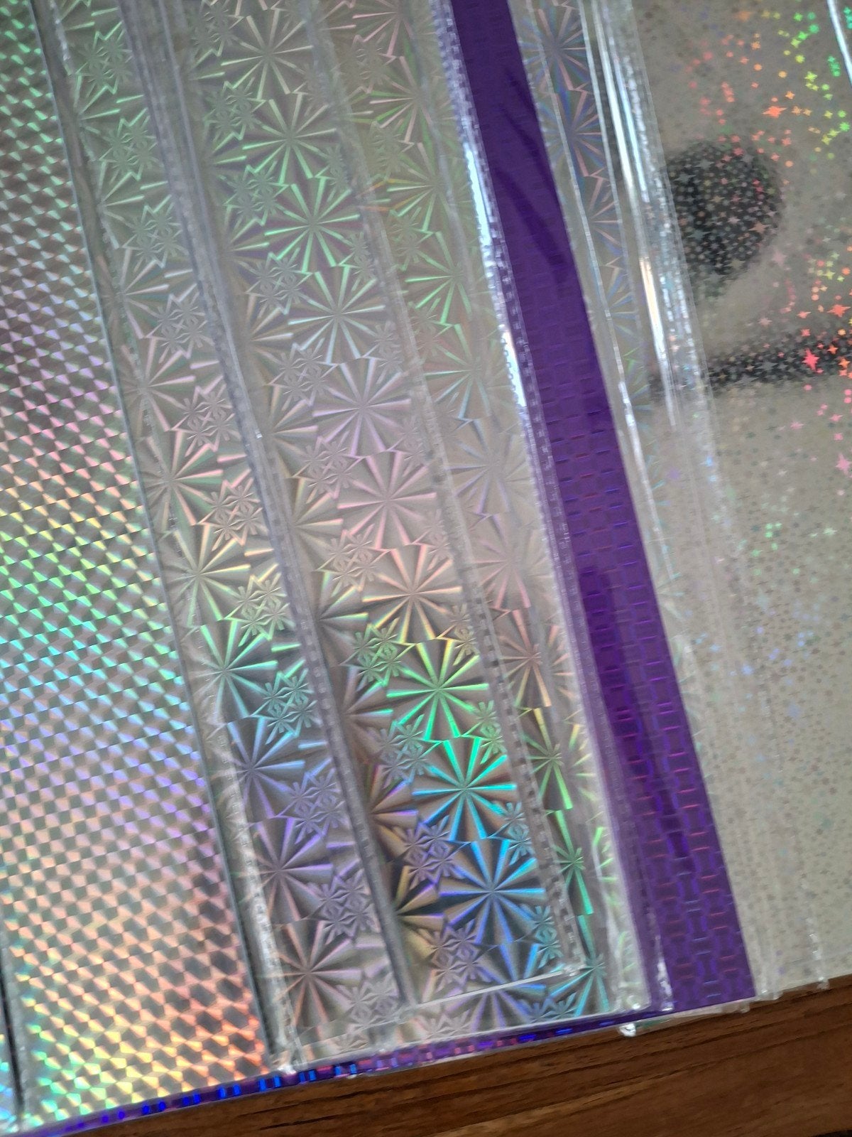 Holografische relief papier - Diverse Designs, Diversen, Ophalen of Verzenden, Nieuw