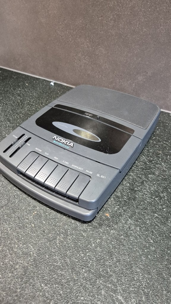 Nokia SL831 cassetterecorder, werkt prima. 5A14, Audio, Tv en Foto, Cassettedecks, Tweedehands verkoop, Ophalen of Verzenden, Geen@idee.nl