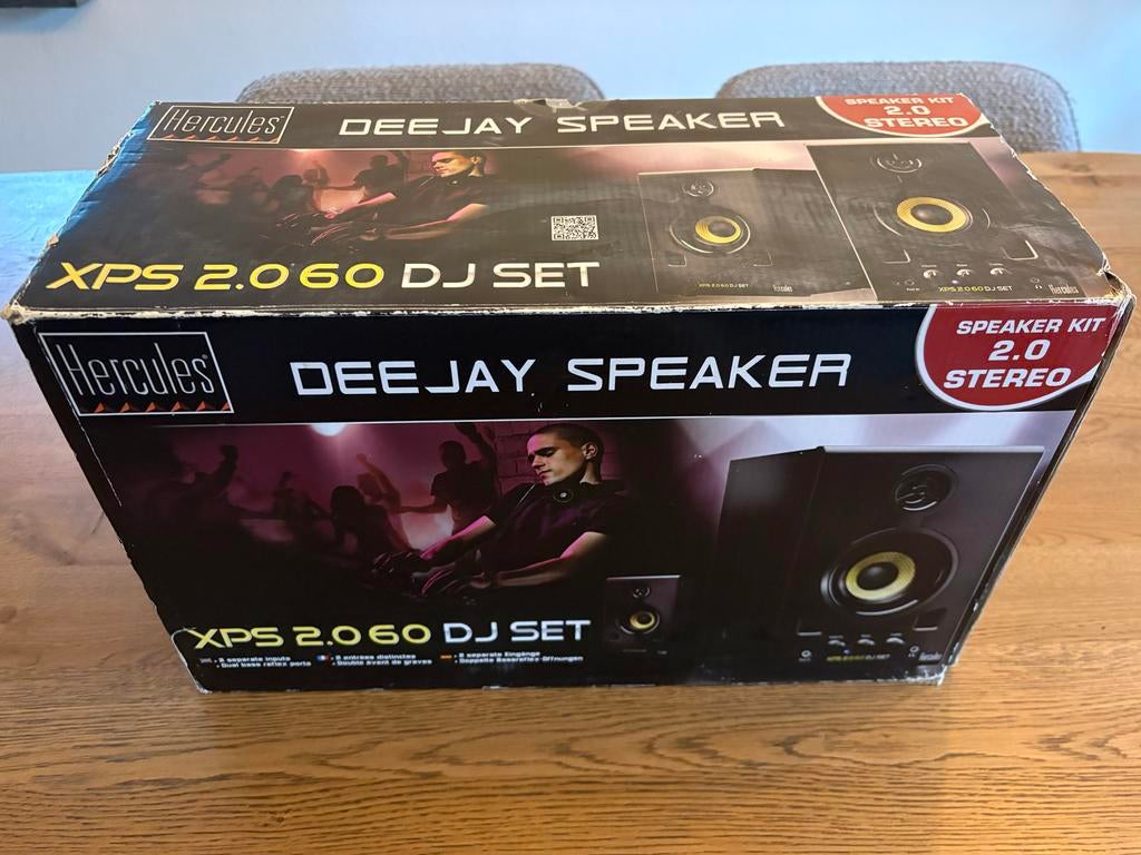Hercules XPS 2.0 60 DJ Set Speakers, Ophalen, Zo goed als nieuw, Minder dan 60 watt, Overige merken