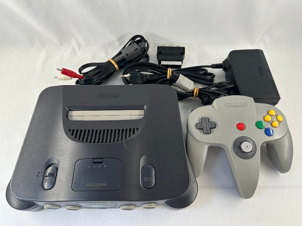 Nintendo 64 Console + Controller & Kabels - N64, Nintendo, Gebruikt, Onbekend, Ophalen of Verzenden