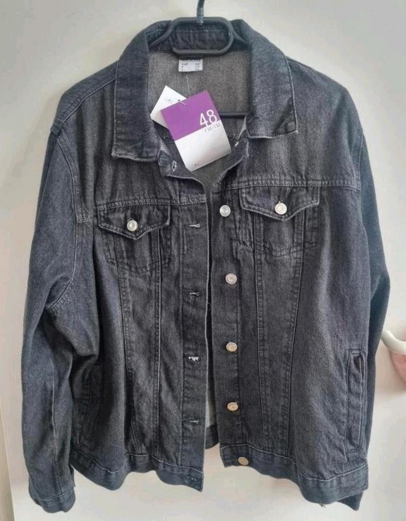 Jeansjack jack jas spijkerjas maat 48 Nieuw kaartje nog aan, Ophalen, Nieuw, Jasje of Colbert