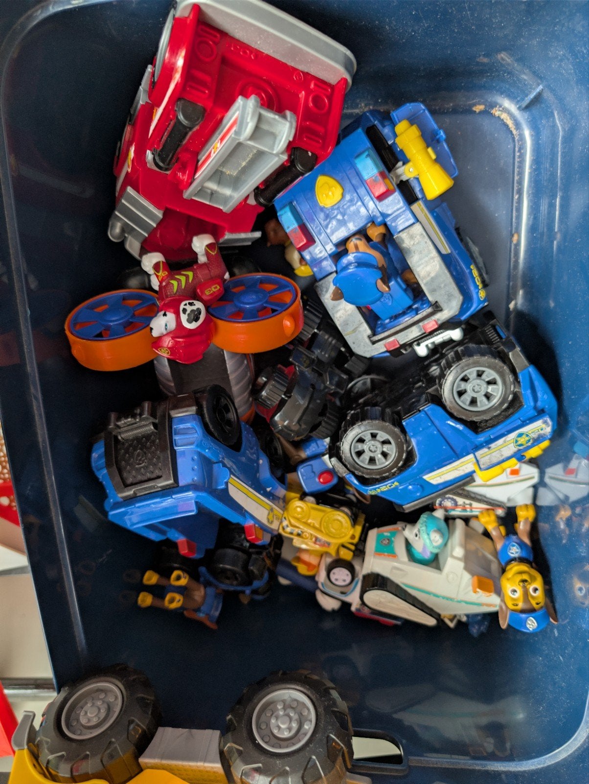 Paw Patrol voertuigen en pups speelgoed set, Ophalen of Verzenden, Gebruikt