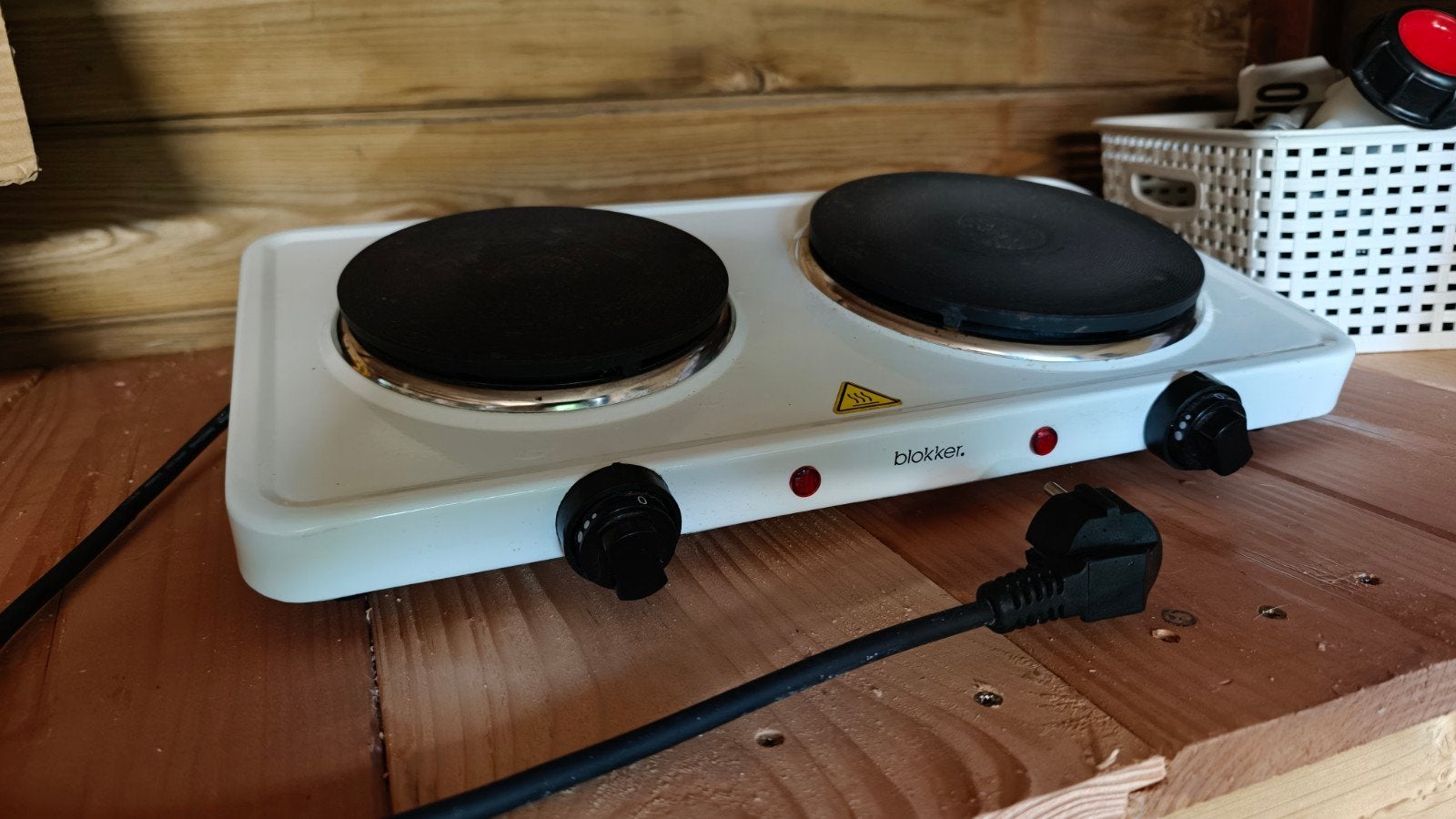 Blokker Kookstel met 2 Kookzones - Ideaal voor op de camping, Ophalen, Gebruikt, 3 kookzones of minder, Vrijstaand