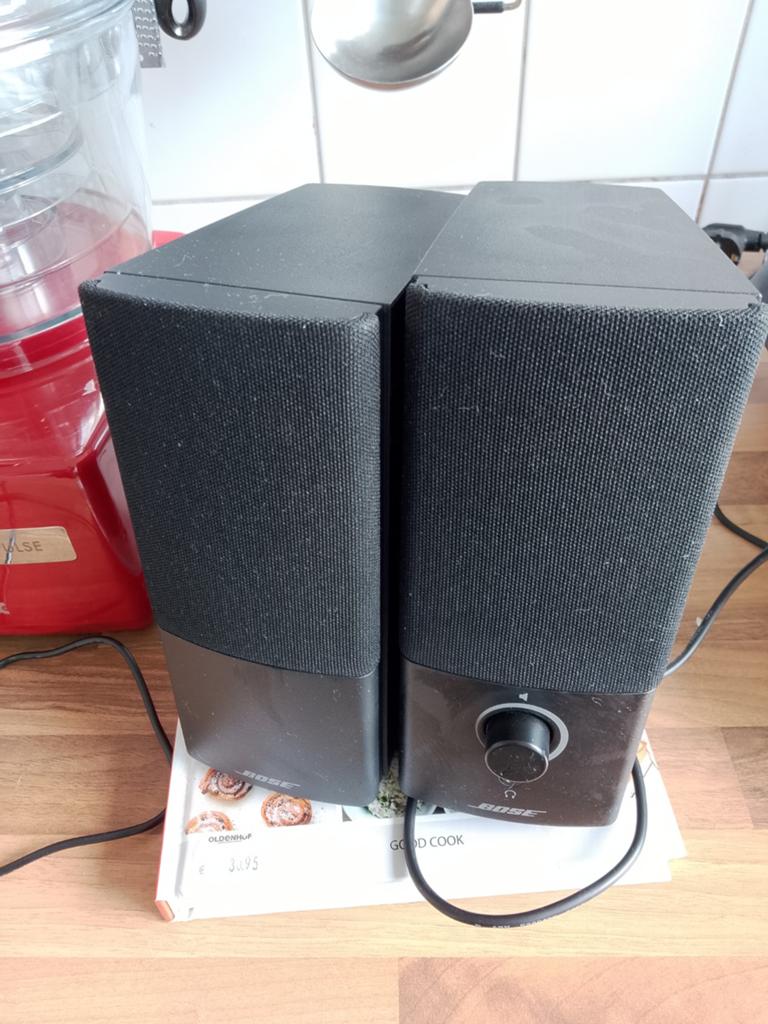 Bose Companion speakers - Perfect voor laptop/computer, Computers en Software, Pc speakers, Ophalen, Gebruikt, Audiokanaal 2, Bose